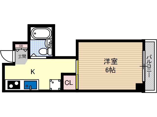 メゾンドバランシヤ２の間取り