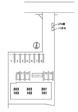 【トレスセドロ新保の建物外観】