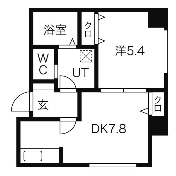 Ｅ－ｈｏｒｉｚｏｎ山鼻の間取り