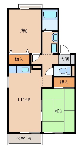 セジュール北島の間取り