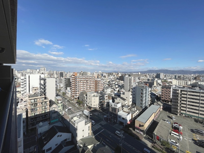 【大阪市東成区中道のマンションの眺望】