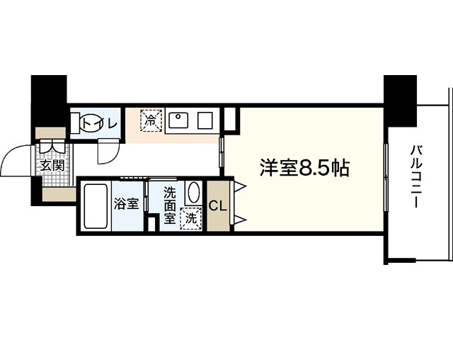 広島市中区小網町のマンションの間取り