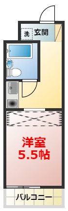 足柄上郡松田町松田惣領のマンションの間取り