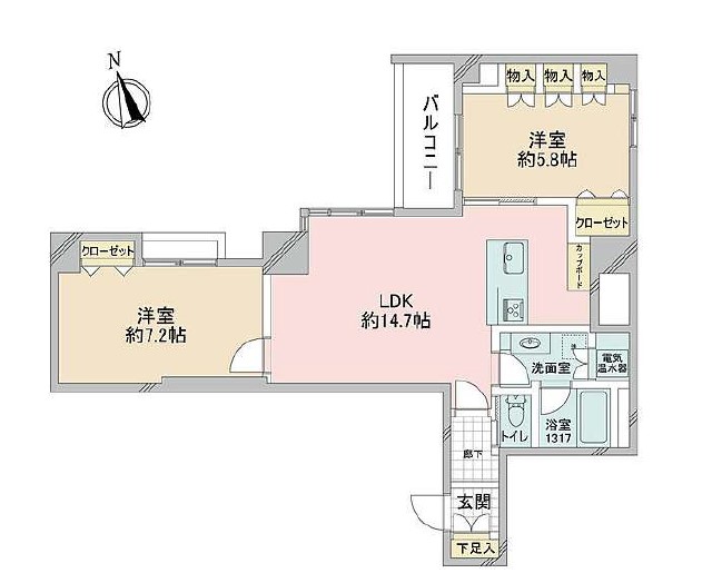 半蔵門ハウスの間取り