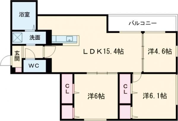 ルピナス嵯峨嵐山の間取り