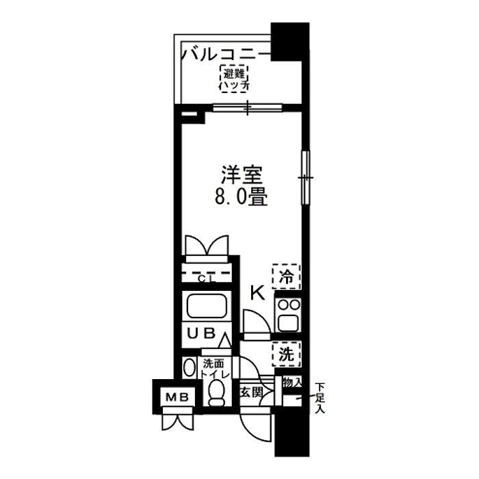 レジディア錦糸町の間取り