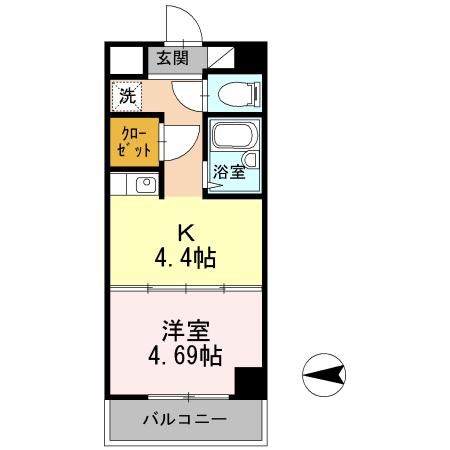 土井ハイツ北条口の間取り