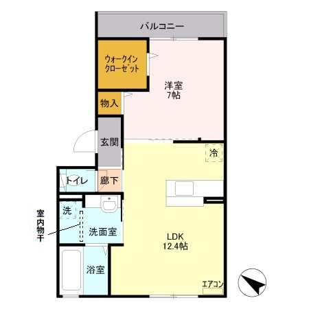 メゾン　Ｄー常盤の間取り