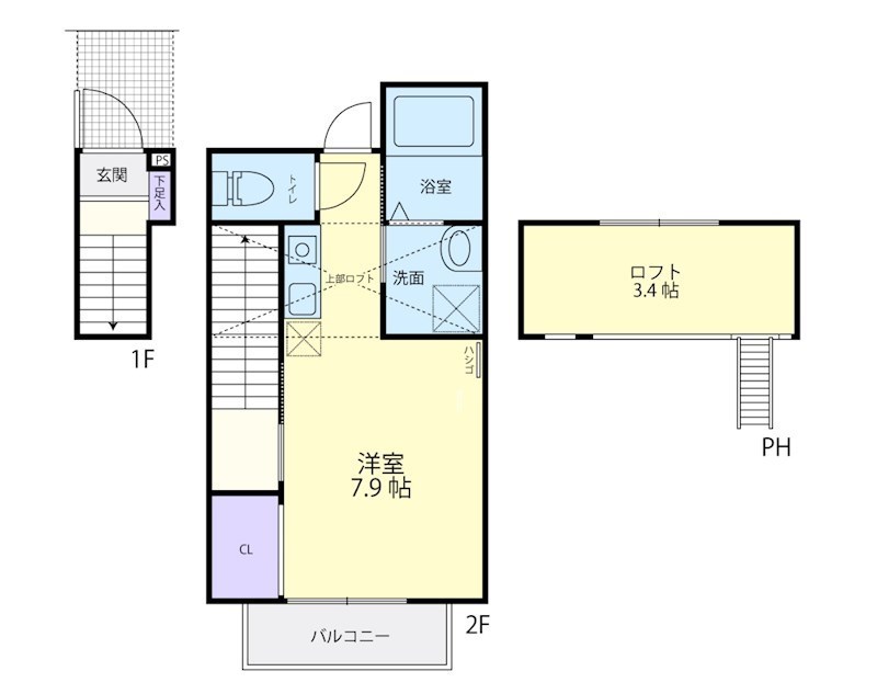 Harvest Palace III棟の間取り