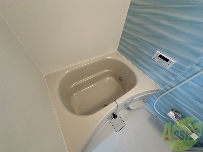 バス・シャワールーム　浴室は狭すぎず、シャワーも浴びやすそうです。