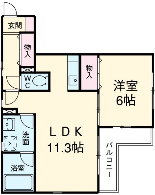 ミラベル諏訪の間取り