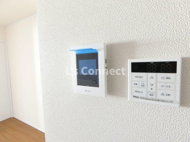 セキュリティ　突然の来客時もＴＶモニターホンでしっかり確認。