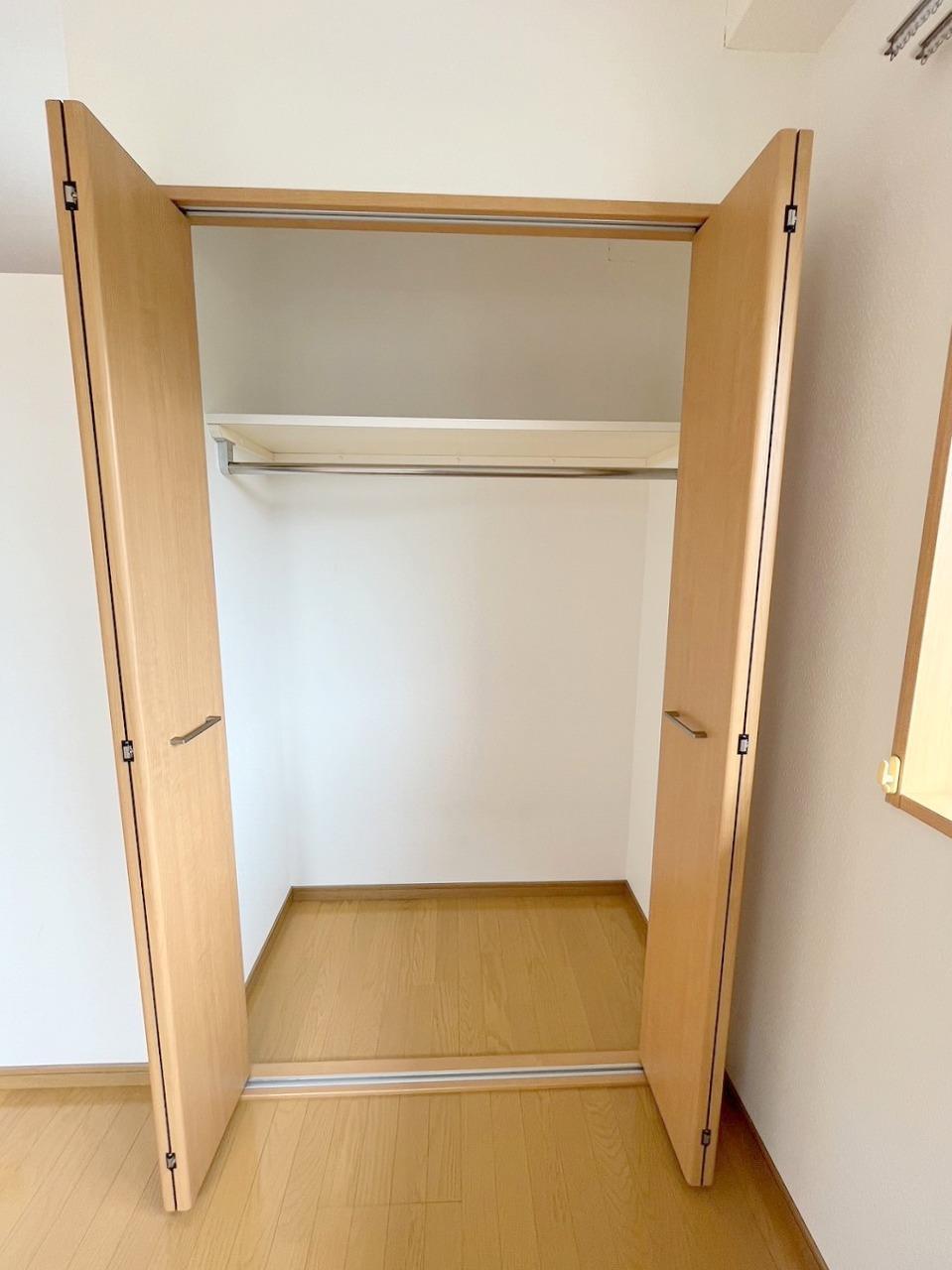 収納　クローゼットです。