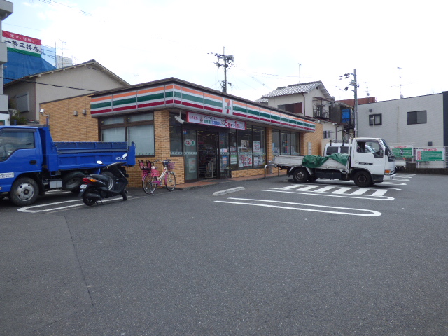 コンビニ　セブンイレブン 宇治木幡店（コンビニ）まで458m