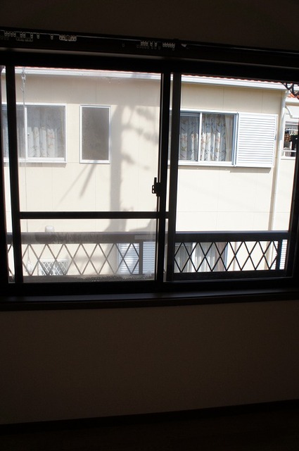 バルコニー　洗濯物干♪