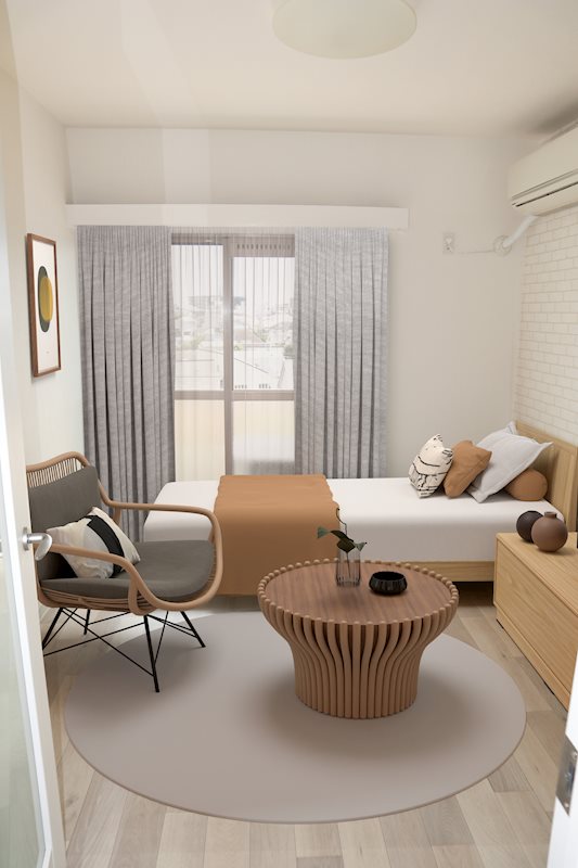 居室・リビング　※写真の家具は合成です。※家具・調度品は設備には含まれません