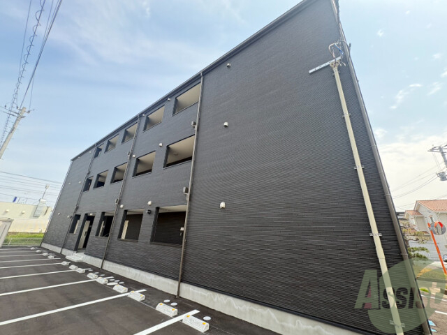 建物外観　宮城県名取市植松１丁目（メリディアン名取）