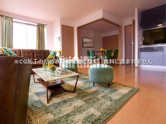 居室・リビング　窓が多くて明るいお部屋です！