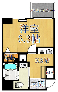 リオレスタ西宮の間取り