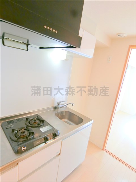 キッチン　2口ガスシステムキッチン