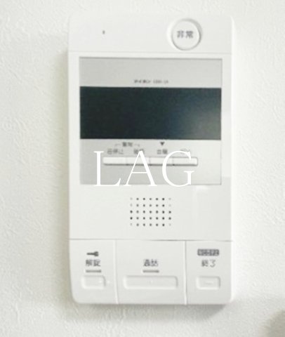 セキュリティ　モニター付きインターホンです。