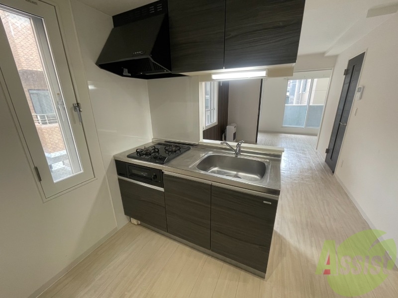 キッチン　システムキッチンなので、すぐお料理に使えます！