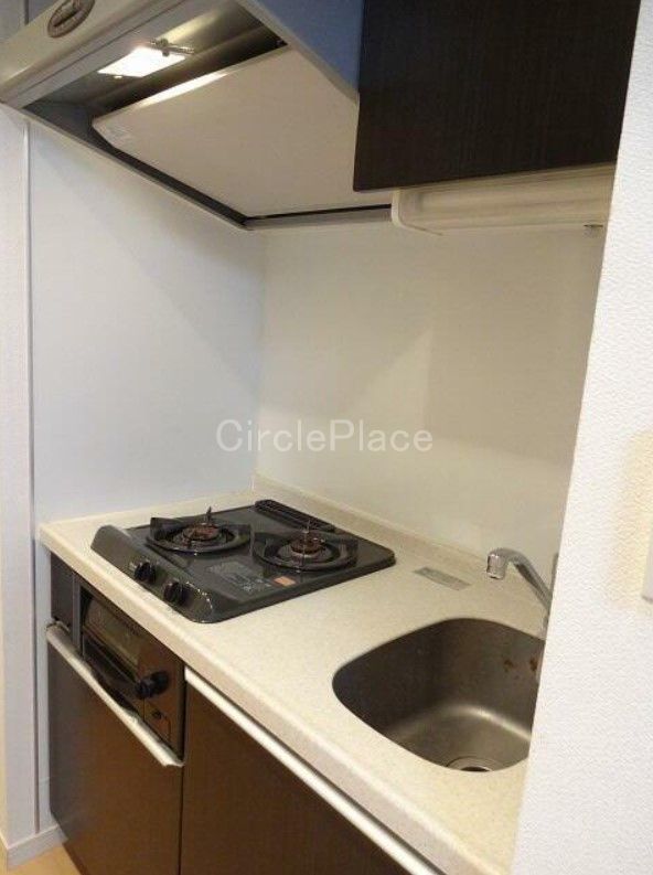 キッチン　2口ガスコンロ