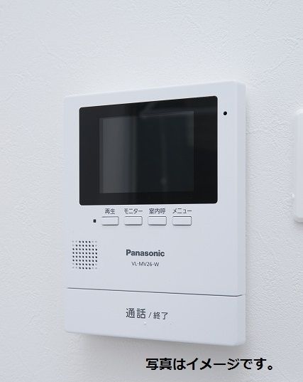 セキュリティ　モニター付きインターホンです
