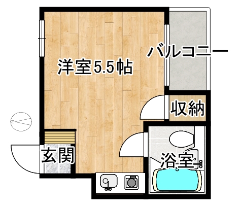 櫻マンションの間取り写真