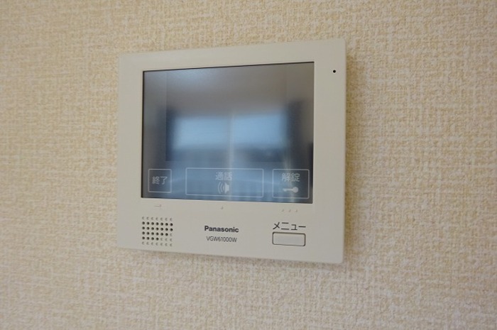 セキュリティ　モニター付きインターホンです