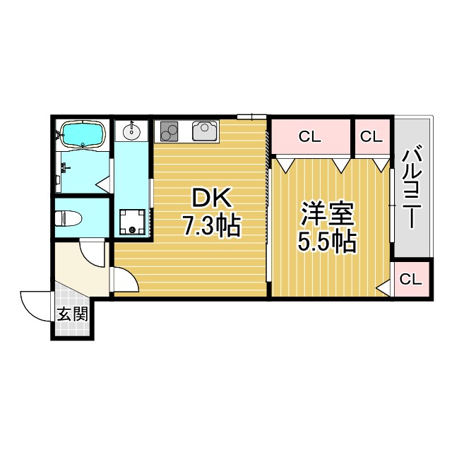 フジパレス西宮甲東園I番館の間取り写真