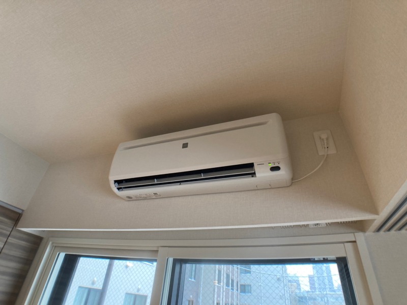 その他設備　こちらはエアコンが設置されております！夏場も快適です！