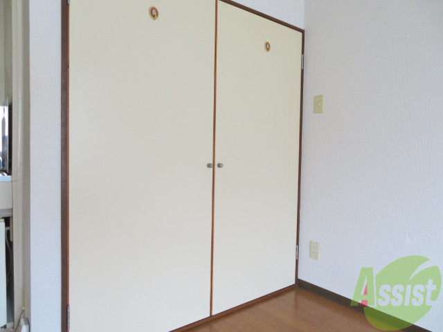 収納　ここに収納があります。収納があると部屋が広く使えます。