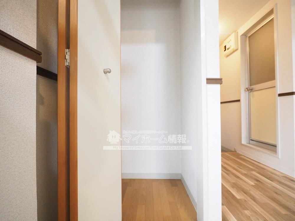 収納　各部屋クローゼット付き