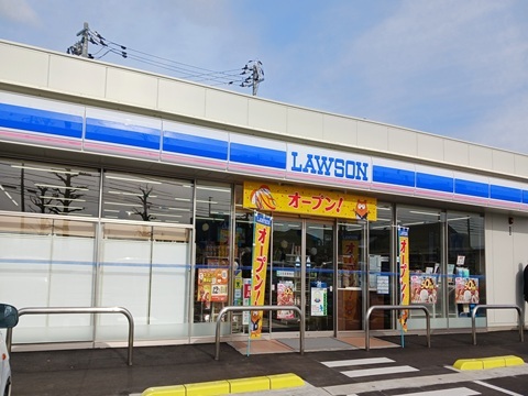 コンビニ　ローソン富山堀店（コンビニ）まで800m