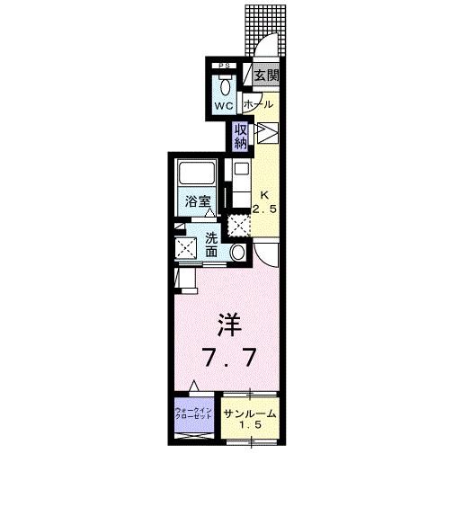 アパイサントの間取り写真