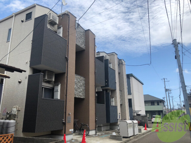 建物外観　宮城野区新田２丁目「ハーモニーテラス新田」