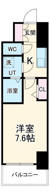 エスリード葵桜通りの間取り写真