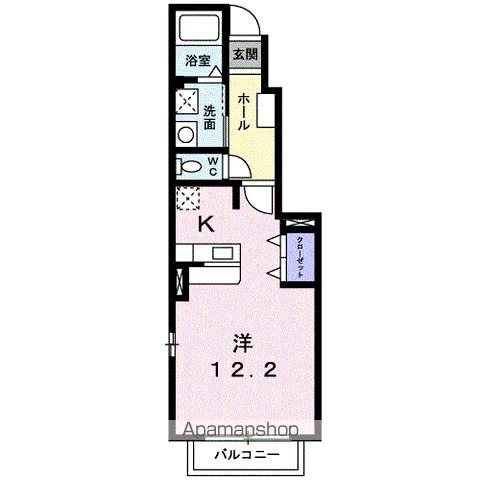 ＪＲ日豊本線 都城駅 徒歩20分 2階建 築20年の間取り写真