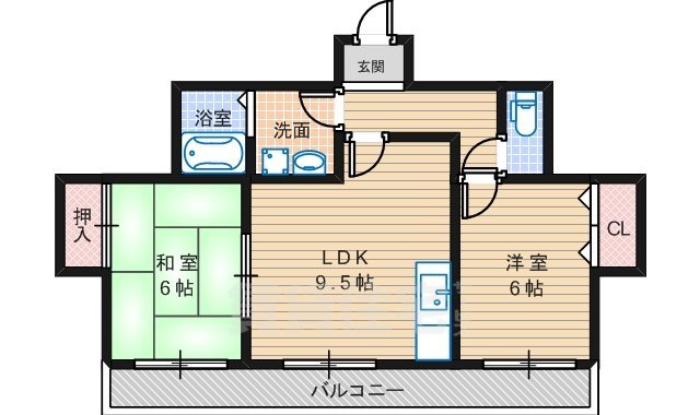 グレイスの間取り写真