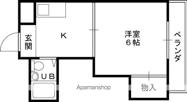 阪神本線 西宮駅 徒歩7分 5階建 築40年の間取り写真