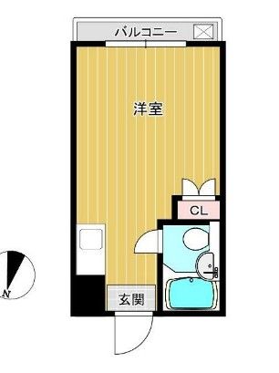 コーポ鳩ヶ谷の間取り写真