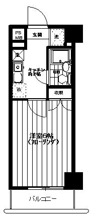 ジュネス北綾瀬の間取り写真