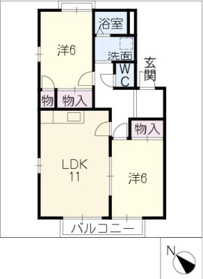 グランドメゾン依佐美B・C棟の間取り写真