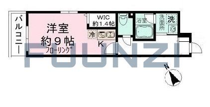 レオ伍拾八番館の間取り写真