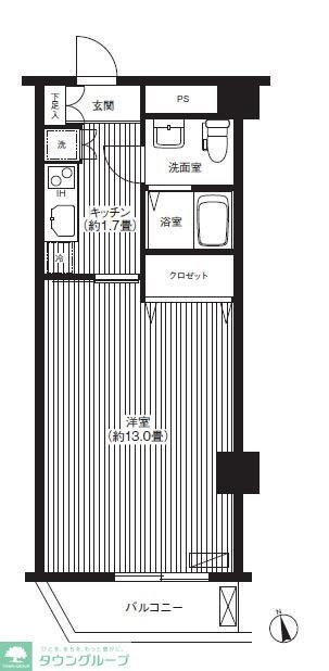 イトーピア仲町台の間取り写真