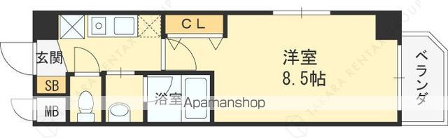 クレセールONEの間取り写真