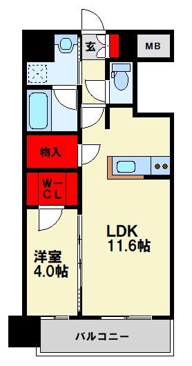 RJRプレシア折尾の間取り写真
