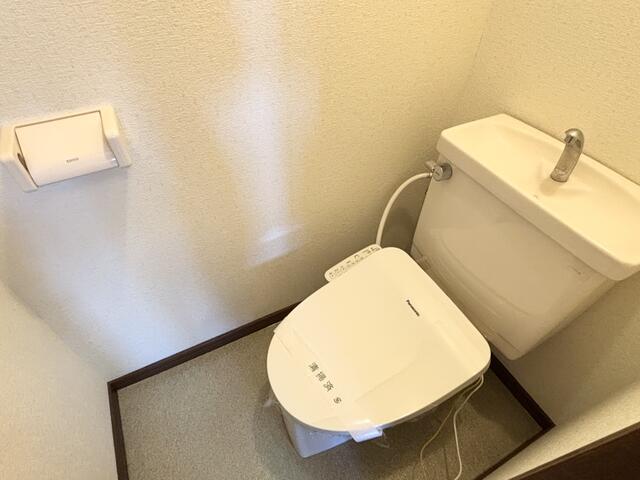 トイレ　ゆったりとした空間のトイレです