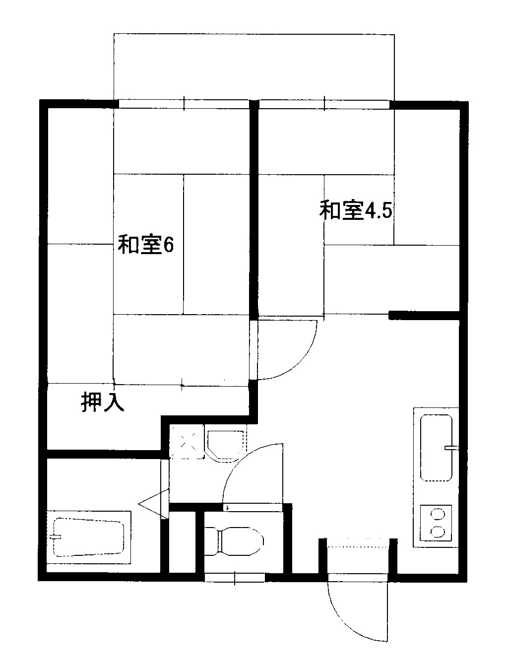 小林ハイツの間取り